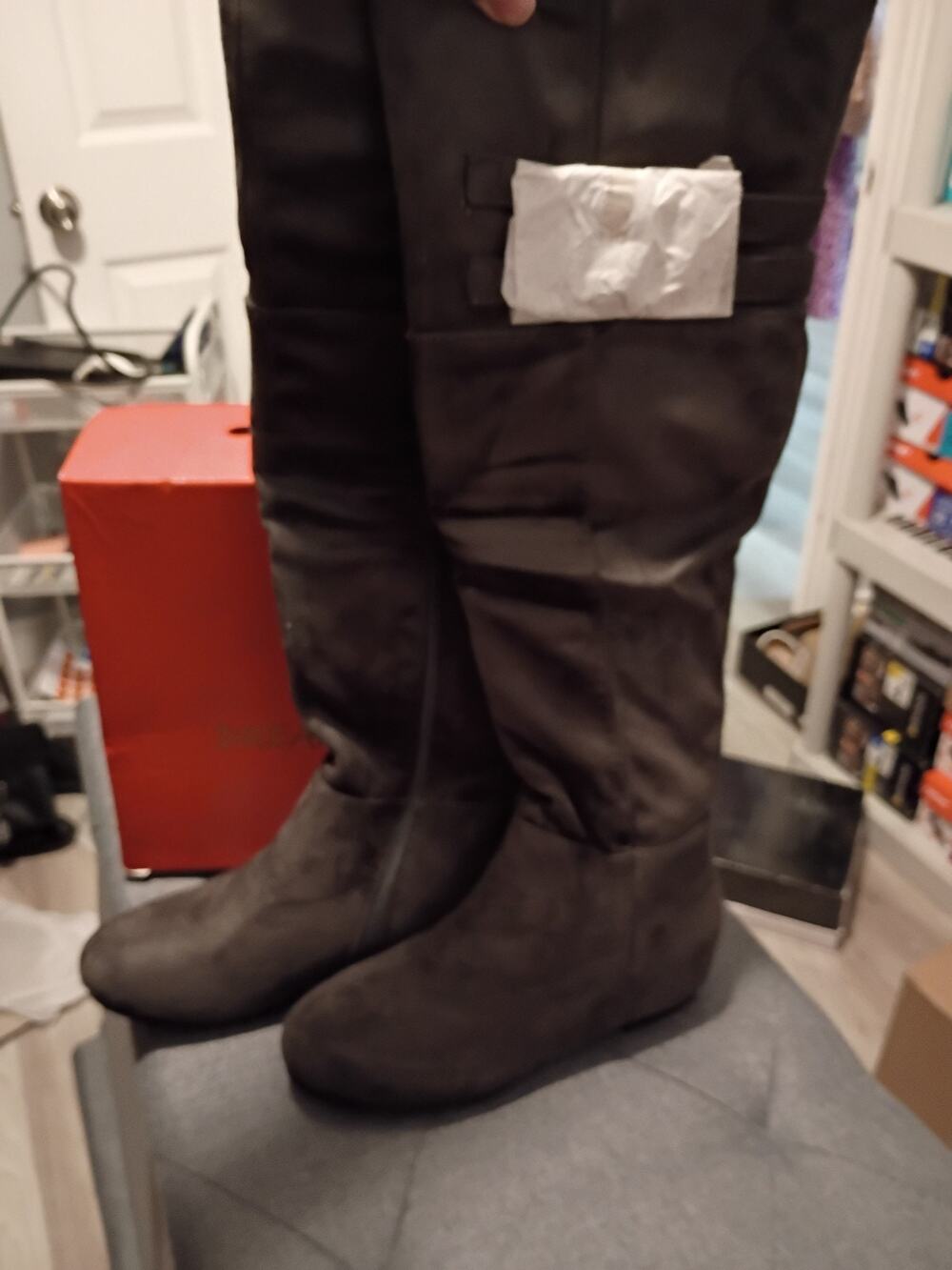 Dream Pair Knee High Boots Brown Woman's 7